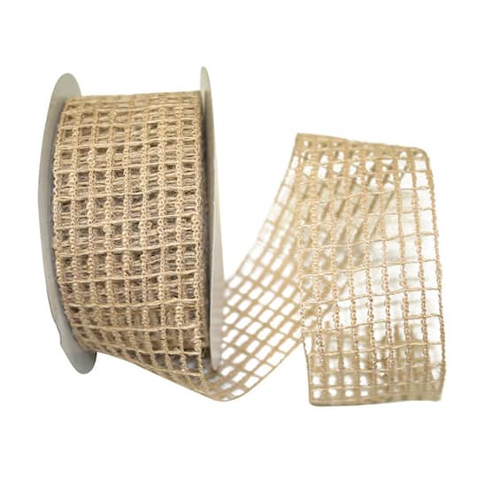 The Ribbon Roll Jute Box Wired Ribbon